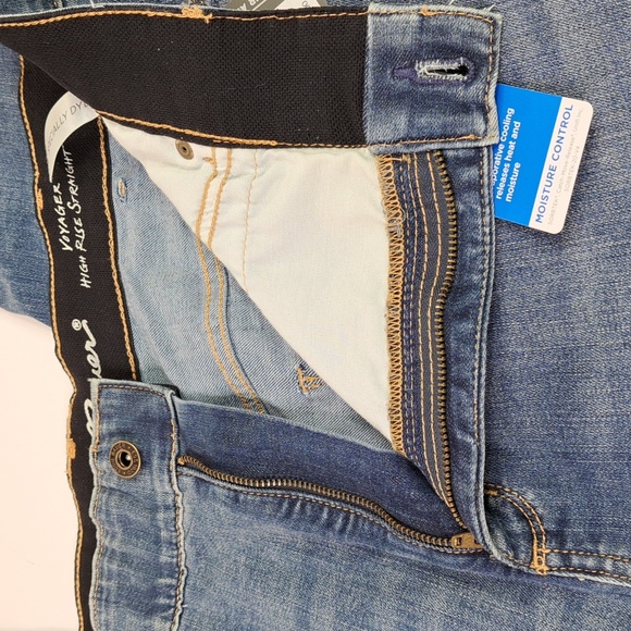 New Eddie Bauer Voyager High Rise Straight Sorbtek Blue Jeans Size 20W - Picture 14 of 17